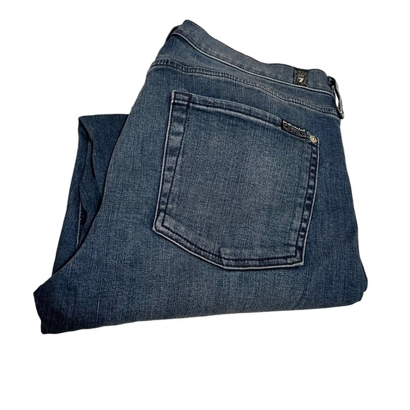 7 For All Mankind Blair Skinny Ankle Jean Pant Size 31 - Picture 3 of 9